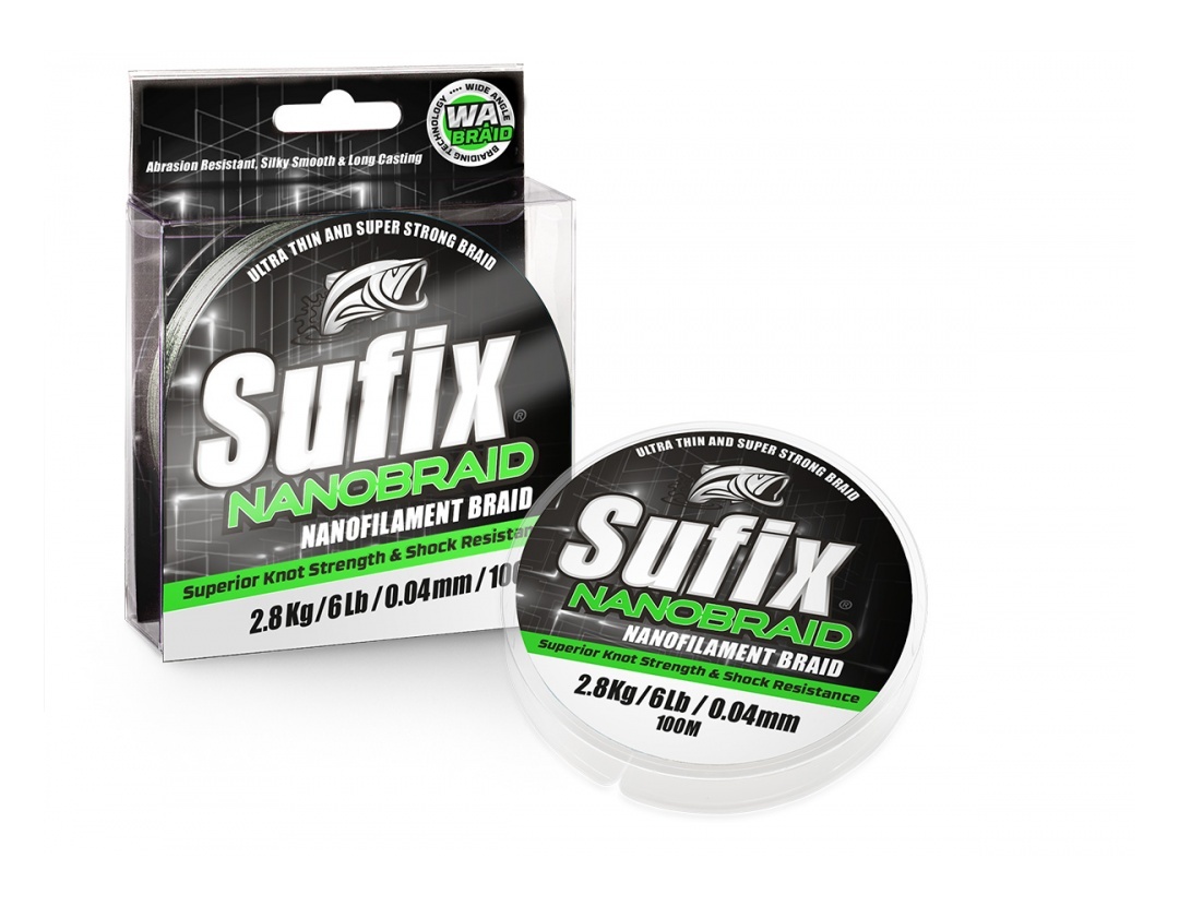 Sufix Nanobraid Nanofilament Braid Aqua Camo